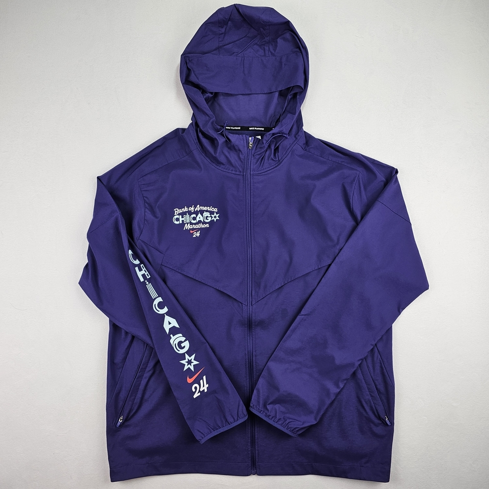 Men's Nike 2024 Chicago Marathon Purple Jacket (FV6203 566) Size Large